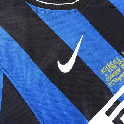 Retro Inter Milan Domicile Maillot 2009/10 Black&Blue - UCL