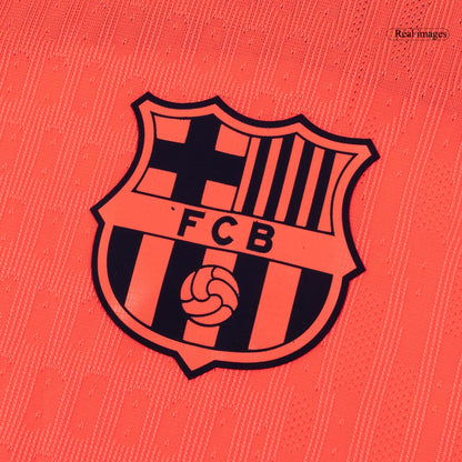 PEDRI #8 Barcelone Troisième Maillot 2025/26 Orange Joueur - UCL