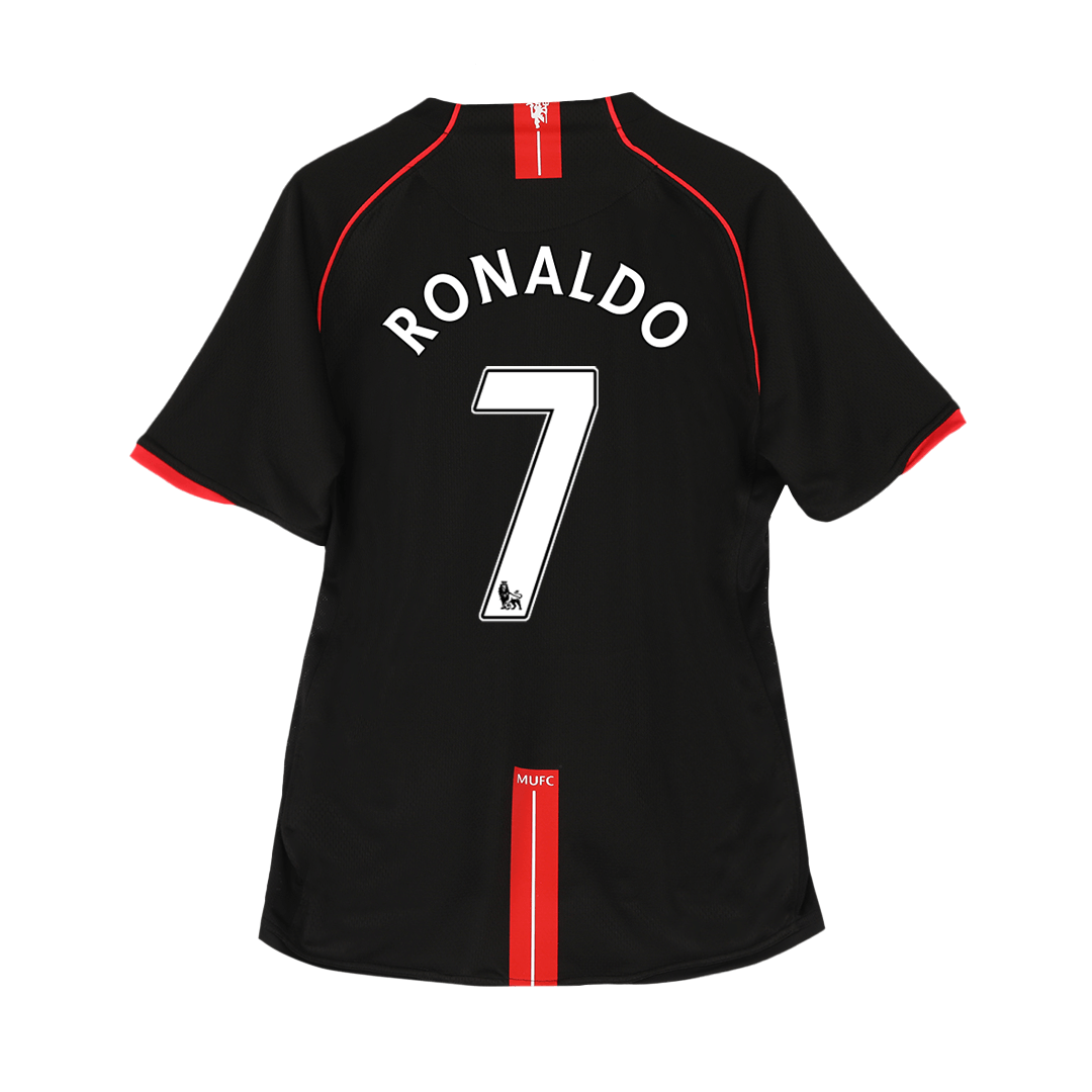 Maillot extérieur rétro RONALDO #7 Manchester United 2007/08 Noir