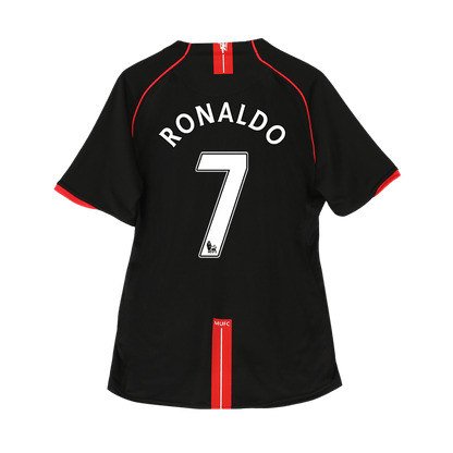 Maillot extérieur rétro RONALDO #7 Manchester United 2007/08 Noir