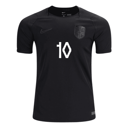 ØDEGAARD #10 Norvège Maillot Extérieur - Coupe du Monde 2026 Noir