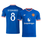 B. FERNANDES #8 Manchester United Extérieur Maillot 2026/27 Bleu - UCL