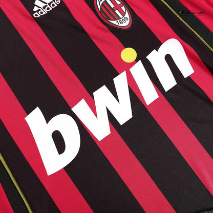 Maillot domicile AC Milan Rétro MALDINI #3 2006/07 Rouge&Noir