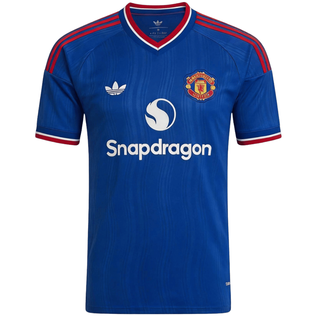 CUNHA #10 Manchester United Extérieur Maillot 2026/27 Bleu - UCL
