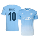 CHERKI #10 Manchester City Domicile Maillot 2026/27 Bleu Joueur - UCL