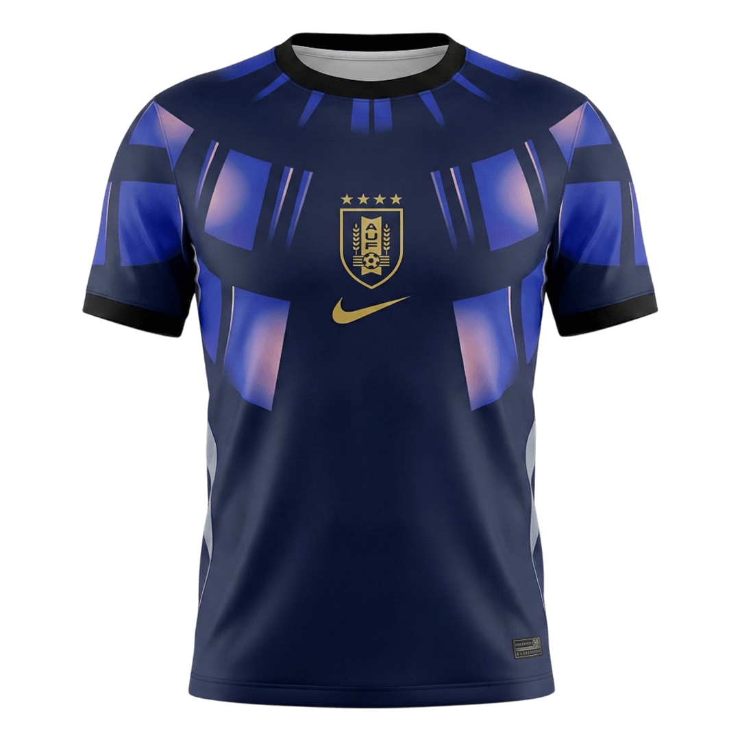 Uruguay Away Shirt - 2026 World Cup Navy