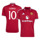 CUNHA #10 Manchester United Domicile Maillot 2026/27 Rouge - UCL