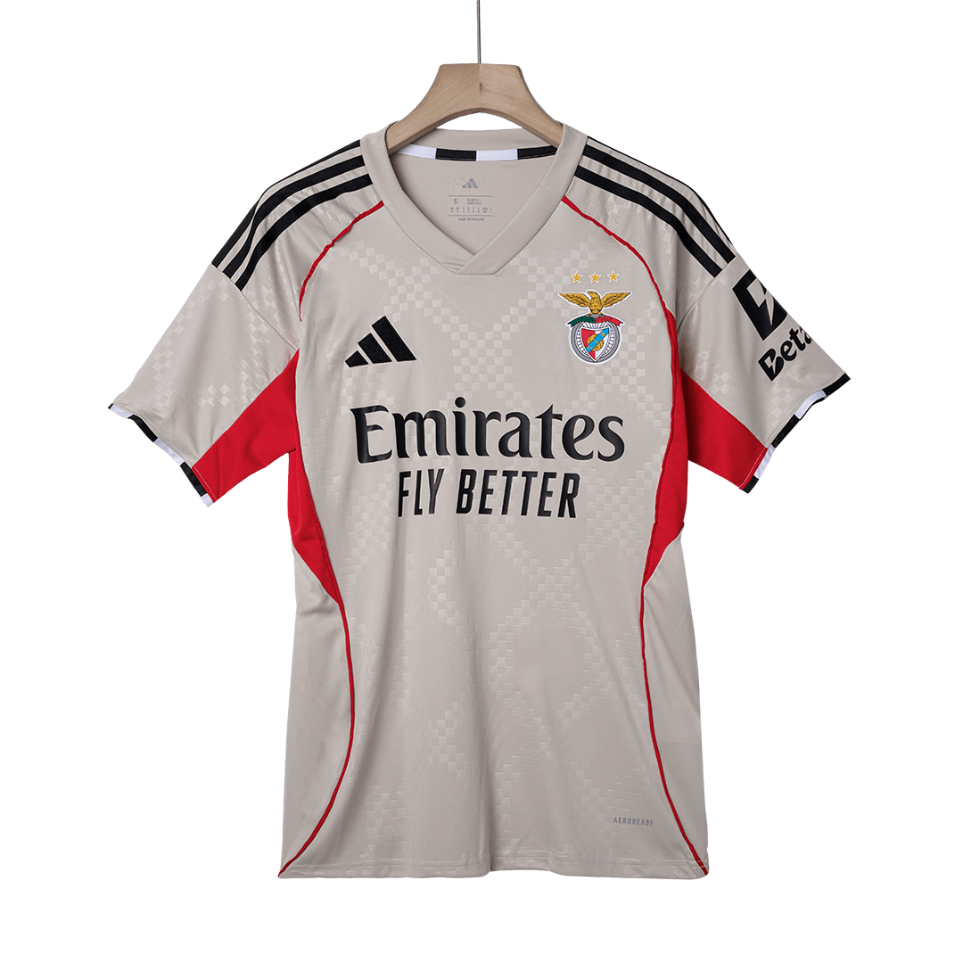 Benfica Maillot Extérieur 2025/26 Beige