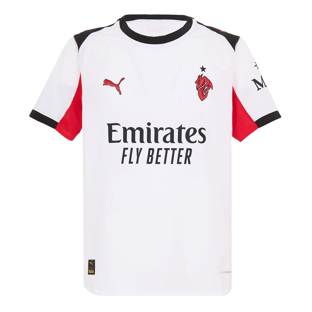FOFANA #19 AC Milan Extérieur Maillot 2025/26 Blanc Joueur