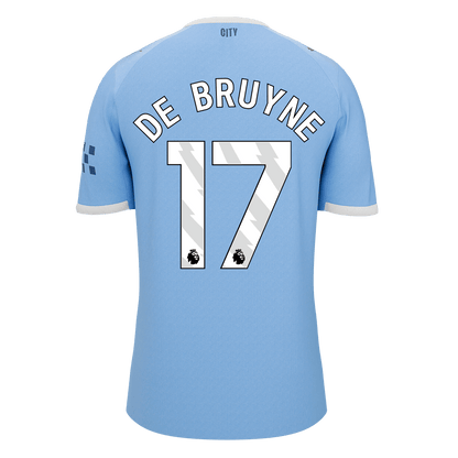 DE BRUYNE #17 Manchester City Domicile Maillot 2025/26 Bleu - Super