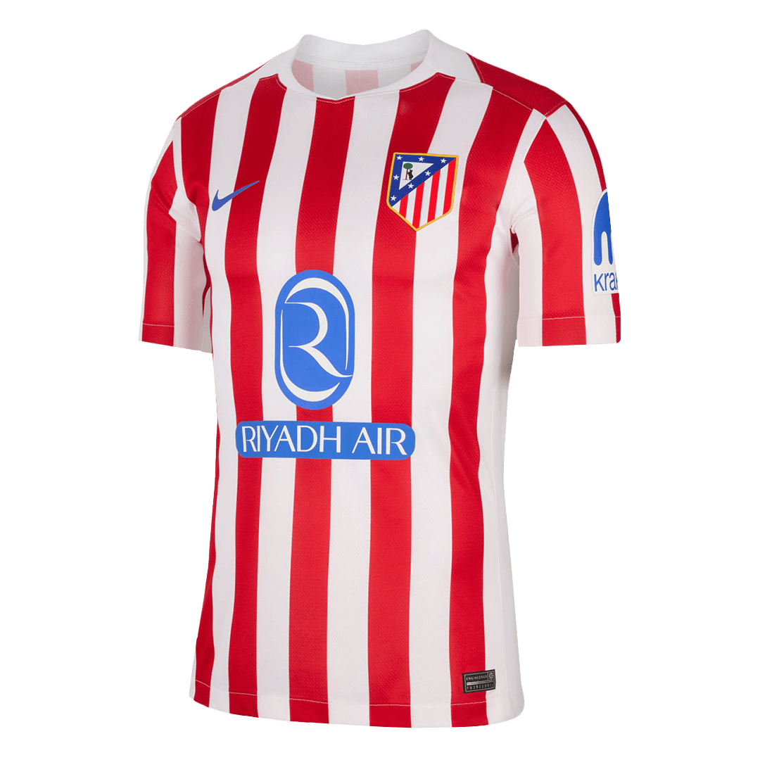GRIEZMANN #7 Atlético de Madrid Maillot Domicile 2025/26 Rouge&Blanc