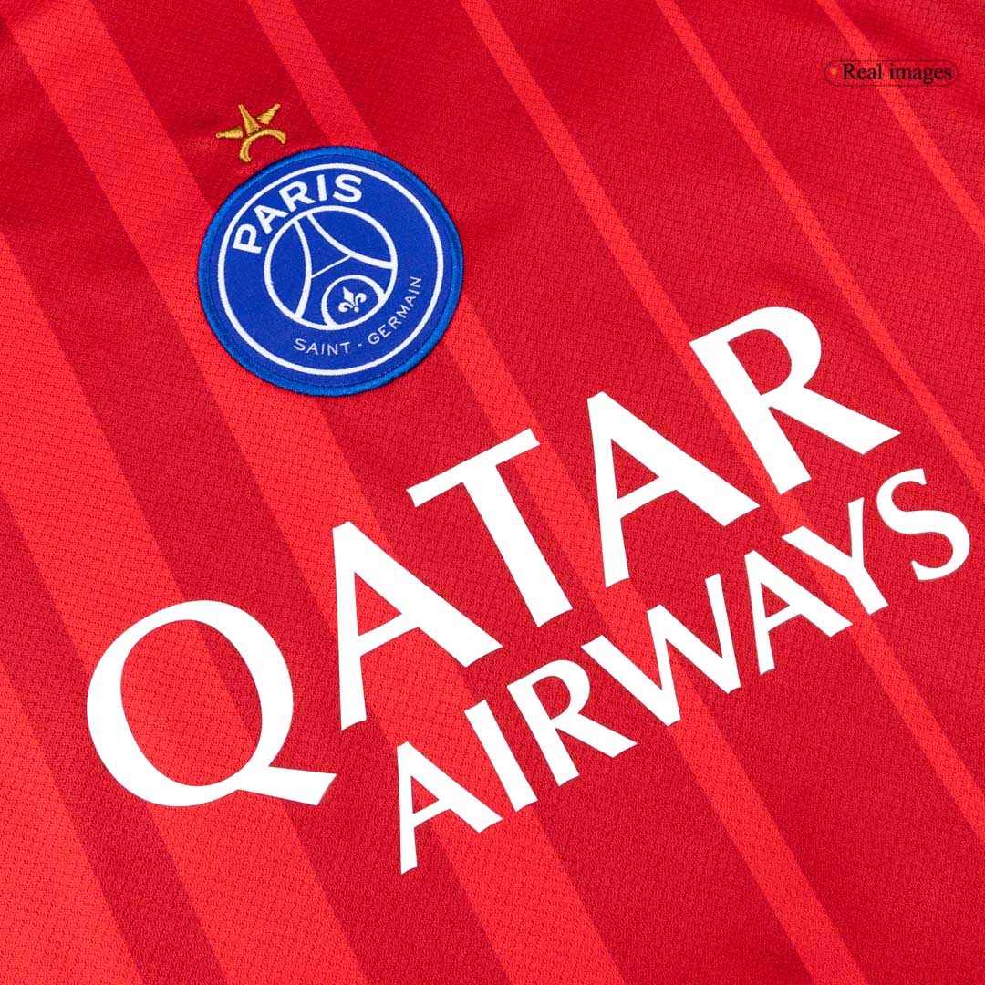 PSG Third Maillot 2025/26 Rouge