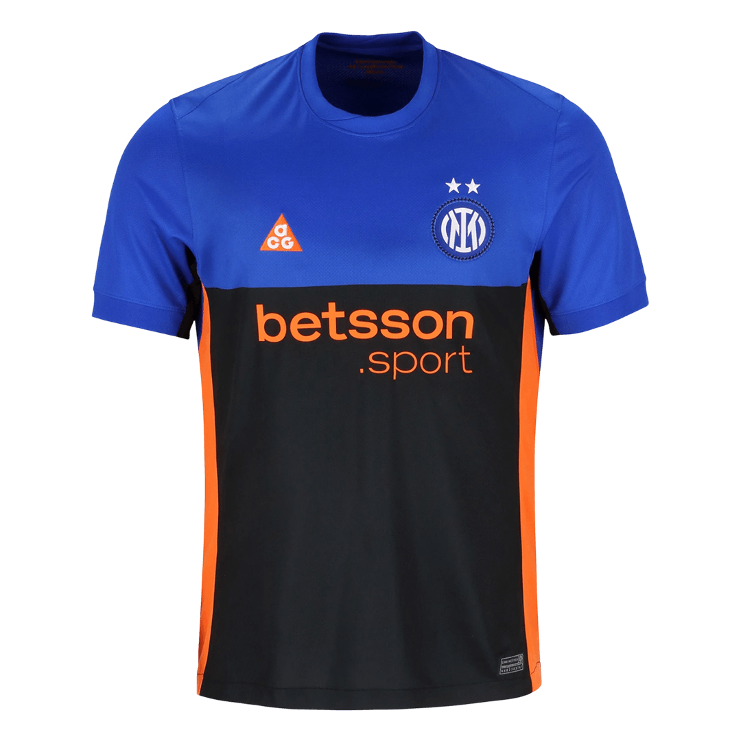 Inter Milan Quatrième Maillot Extérieur 2025/26 Noir&Bleu