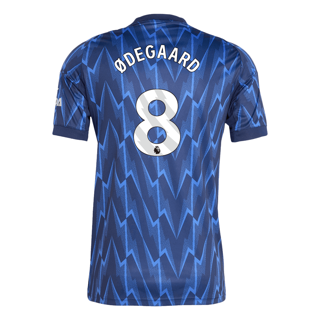 ØDEGAARD #8 Arsenal Extérieur Maillot 2025/26 Bleu