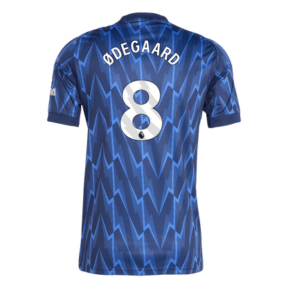 ØDEGAARD #8 Arsenal Extérieur Maillot 2025/26 Bleu