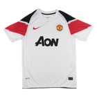 Retro Manchester United Extérieur Maillot 2010/11 Blanc