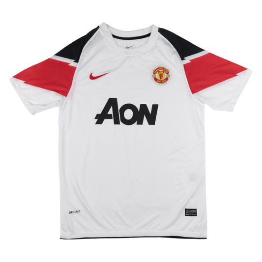 Retro Manchester United Away Shirt 2010/11 White