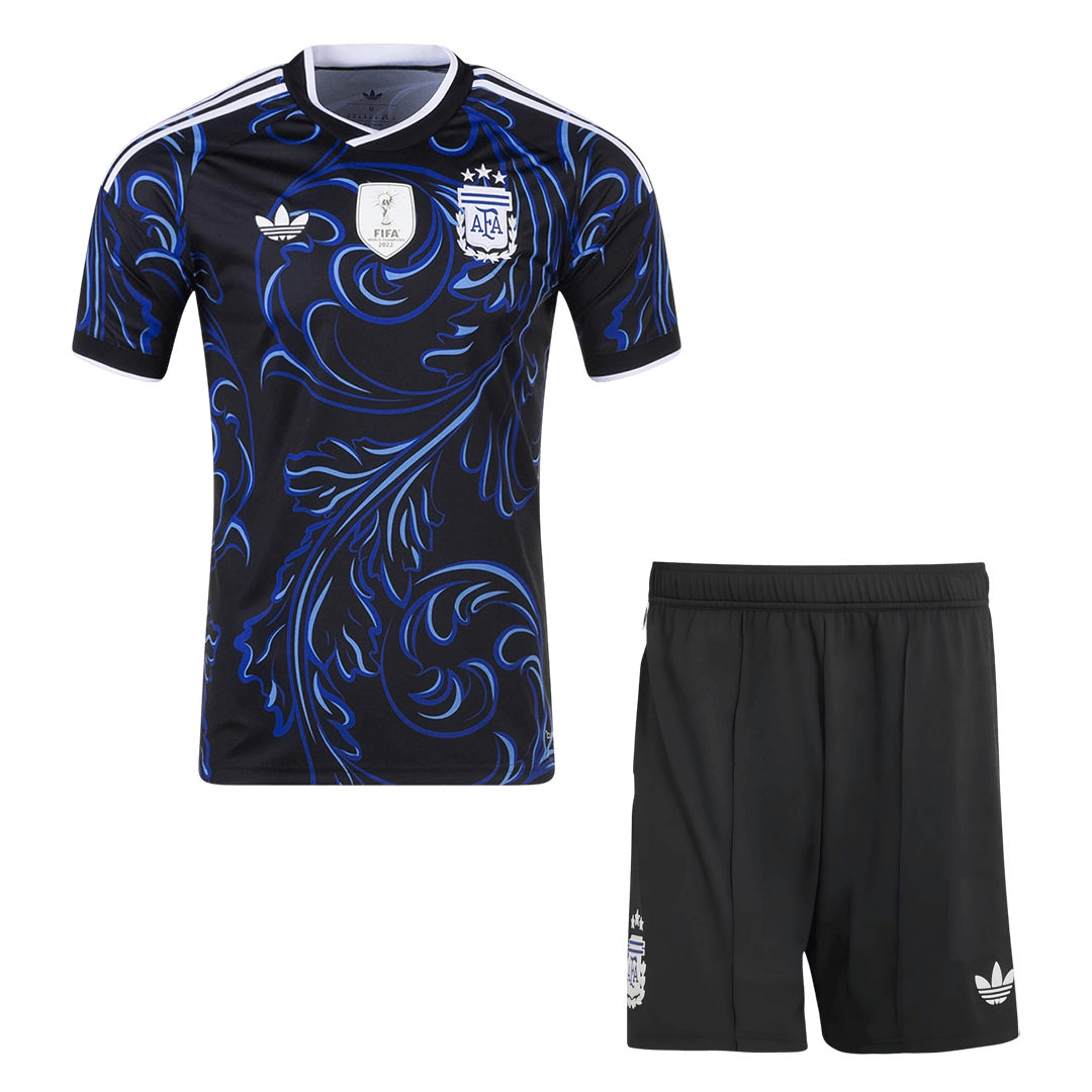 Kit Maillot Extérieur Argentine - Coupe du Monde 2026 Noir