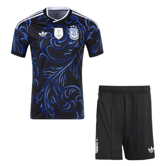 Kit Maillot Extérieur Argentine - Coupe du Monde 2026 Noir
