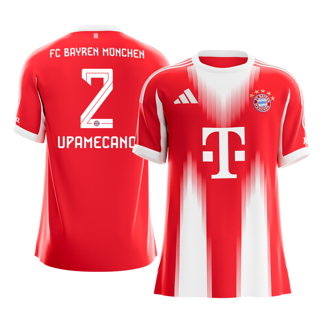 UPAMECANO #2 Bayern Munich Maillot Domicile 2025/26 Rouge - Super