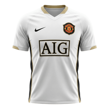 Maillot Rétro Manchester United Extérieur 2006/07 Blanc