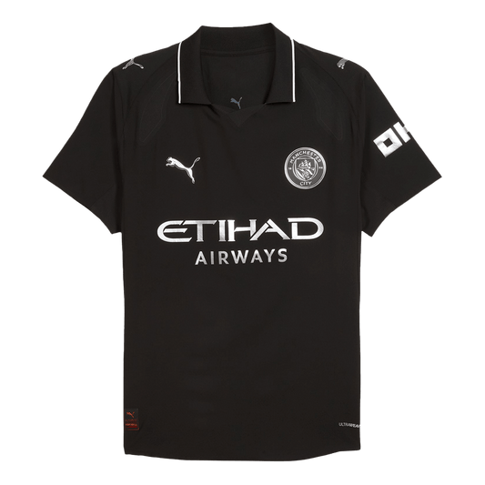 Maillot Domicile Manchester City 2025/26 Noir (Version Joueur)