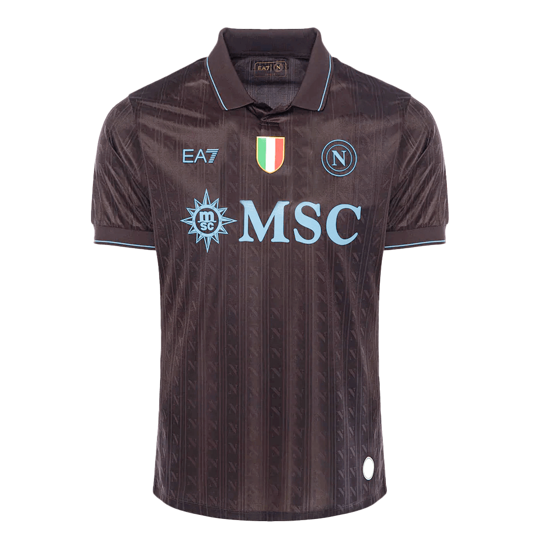 Napoli Third Maillot 2025/26 Noir Joueur