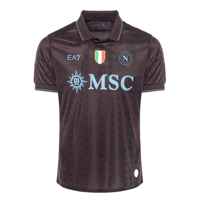 Napoli Third Maillot 2025/26 Noir Joueur