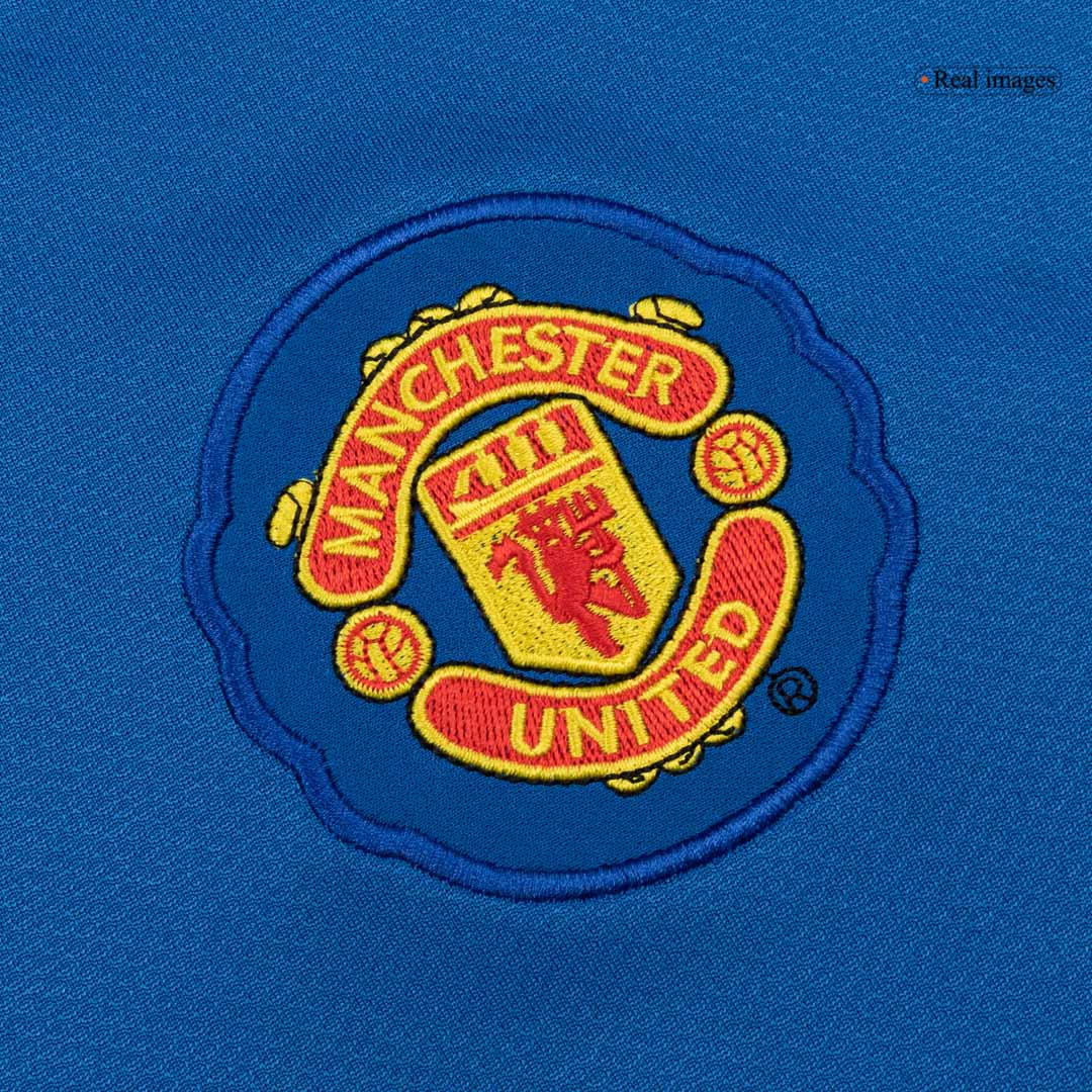 Maillot Rétro Manchester United Extérieur 2008/09 Bleu