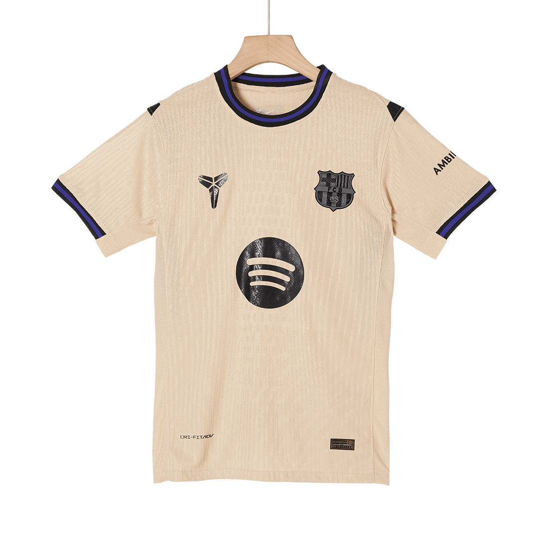 ROONY #28 Barcelona Extérieur Maillot 2025/26 Jaune Joueur - UCL