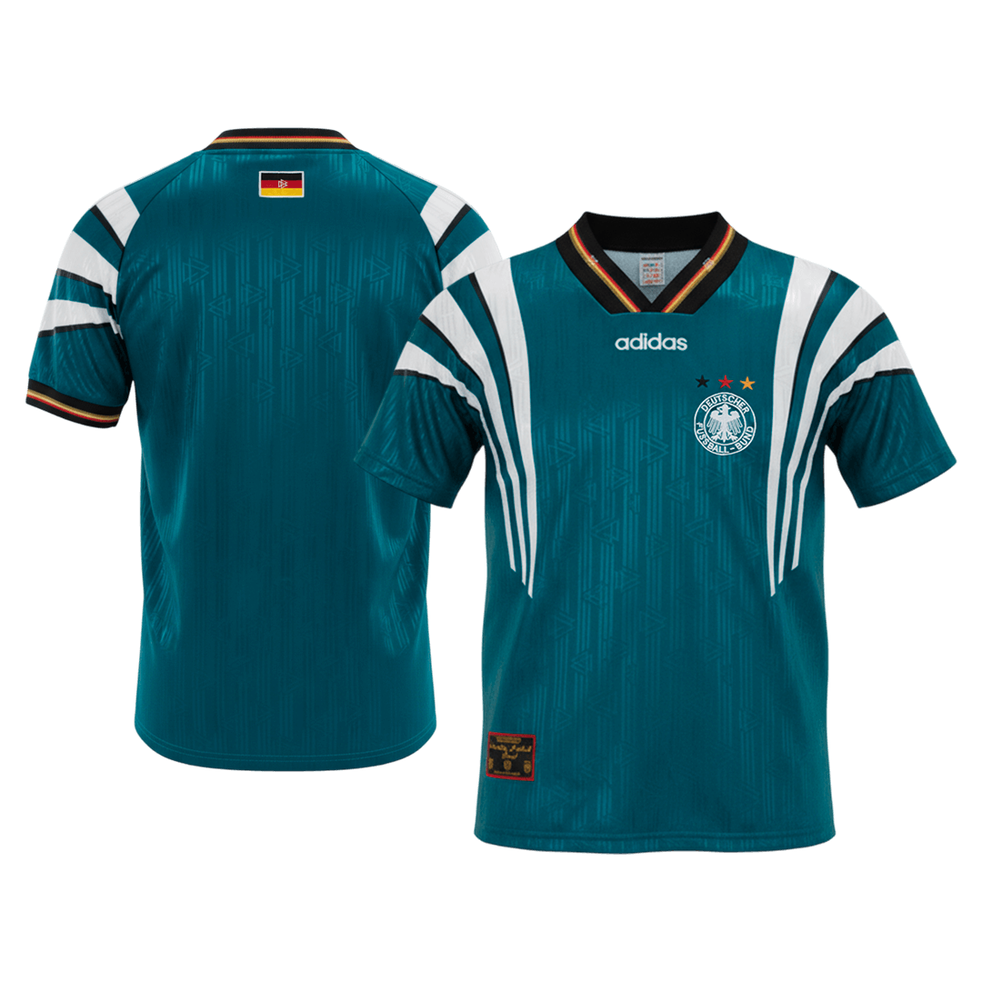 Maillot Rétro Allemagne Extérieur 1996/97 Vert