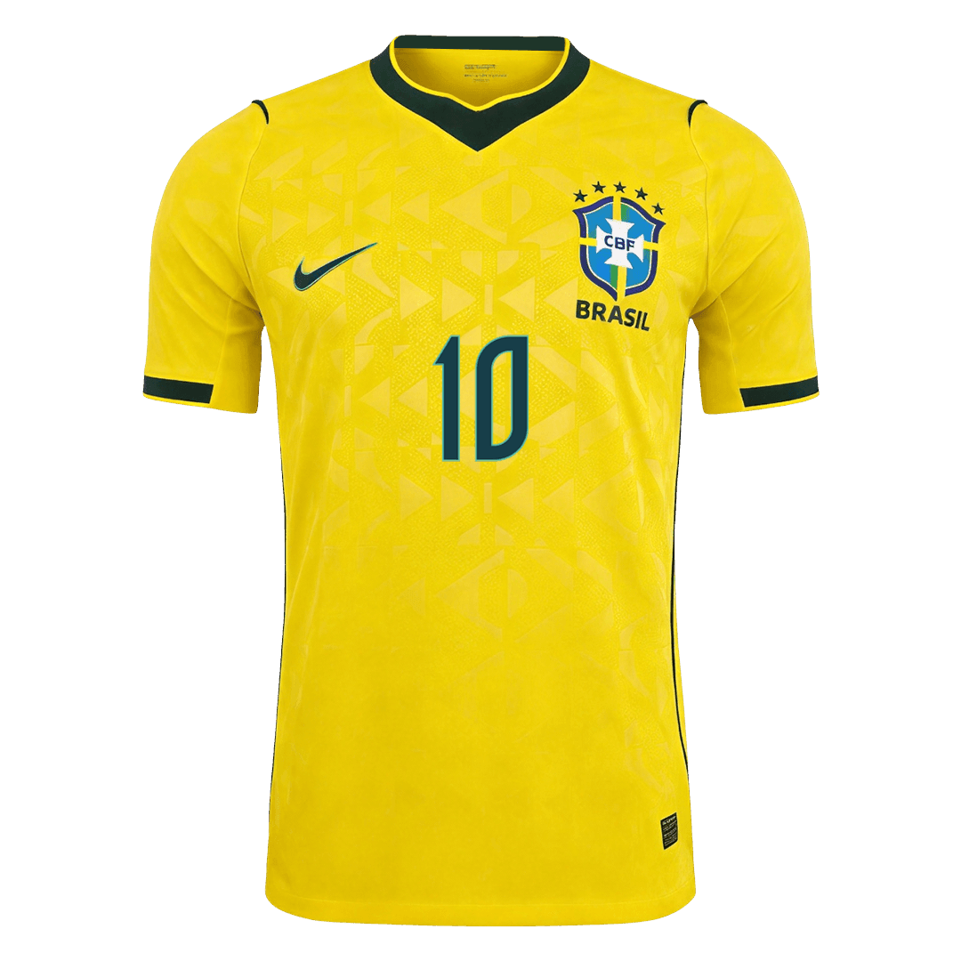 NEYMAR JR #10 Brazil Home Jersey - 2026 World Cup Yellow Player