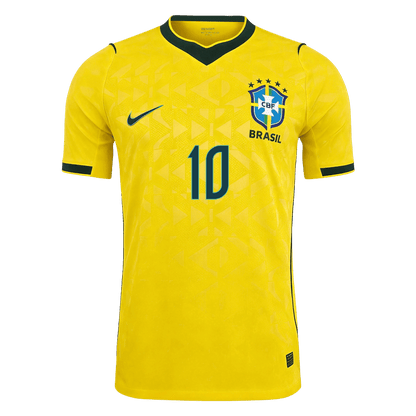 NEYMAR JR #10 Brazil Home Jersey - 2026 World Cup Yellow Player