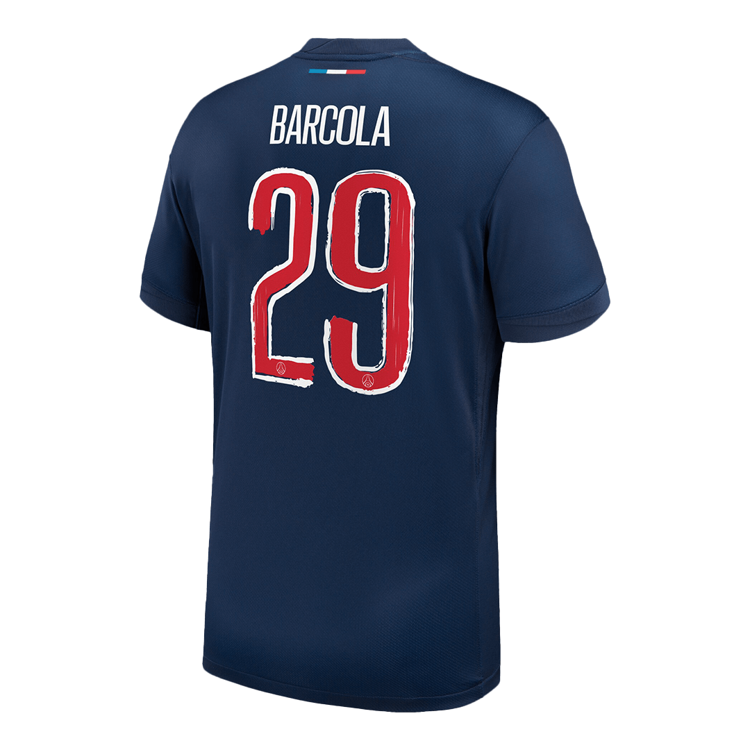 BARCOLA #29 PSG Domicile Maillot 2024/25 Marine - UCL
