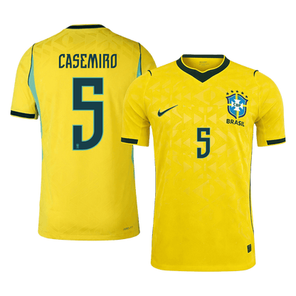 CASEMIRO #5 Brazil Home Shirt - 2026 World Cup Yellow Player