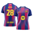 ROONY #28 Barcelone Domicile Maillot 2025/26 Rouge&Bleu - UCL - Super