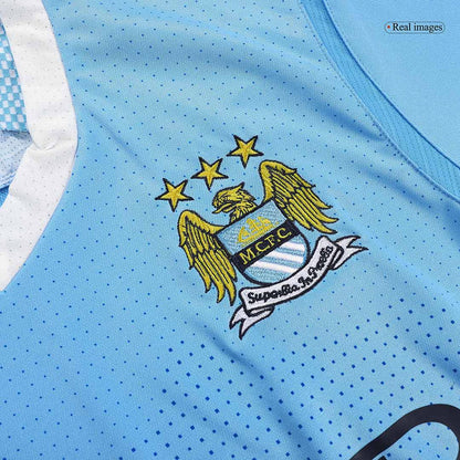 Maillot Rétro Domicile Manchester City 2011/12 Bleu
