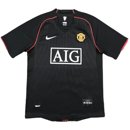 Maillot extérieur rétro RONALDO #7 Manchester United 2007/08 Noir