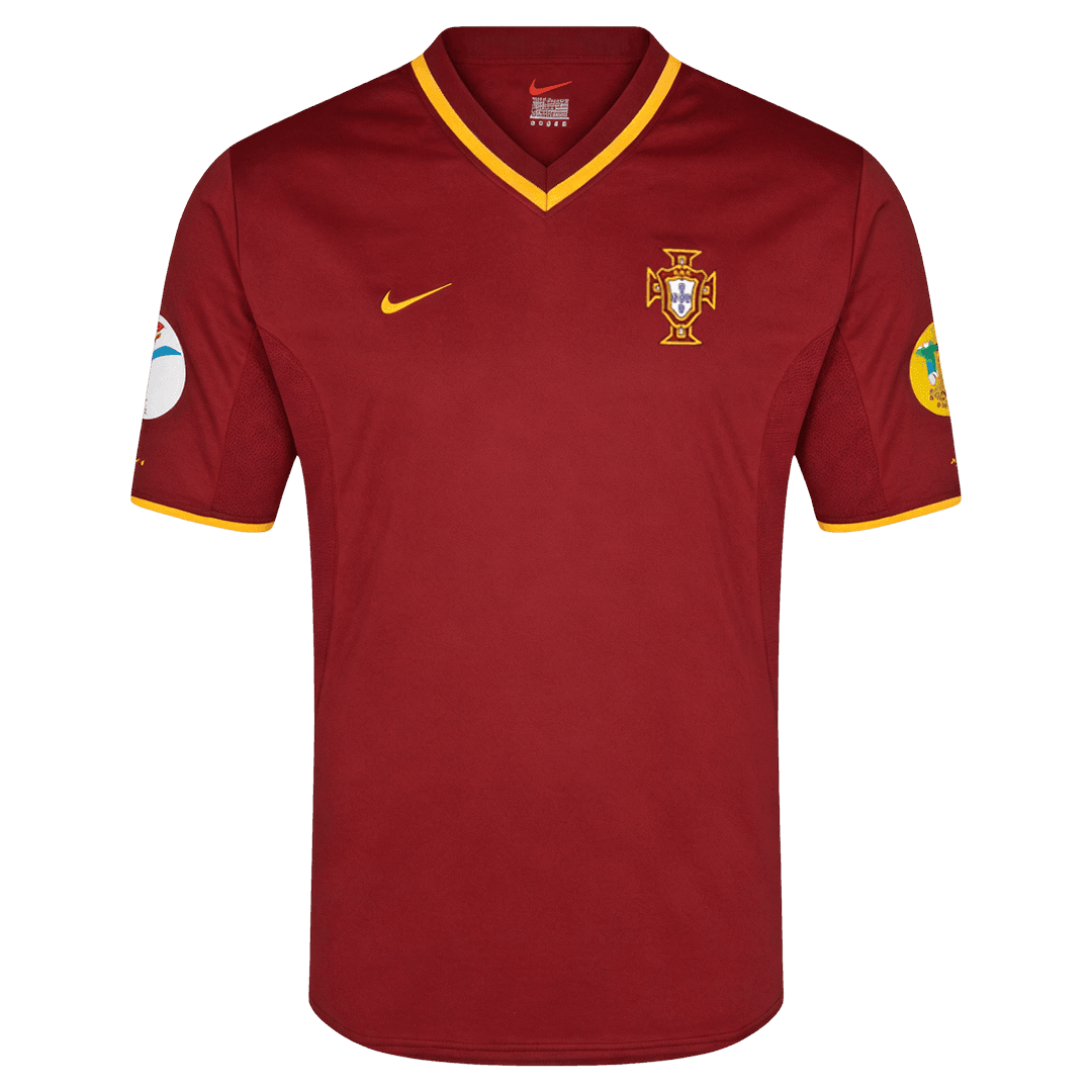 Maillot Rétro Domicile Portugal 2000 Rouge