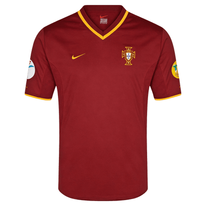 Maillot Rétro Domicile Portugal 2000 Rouge