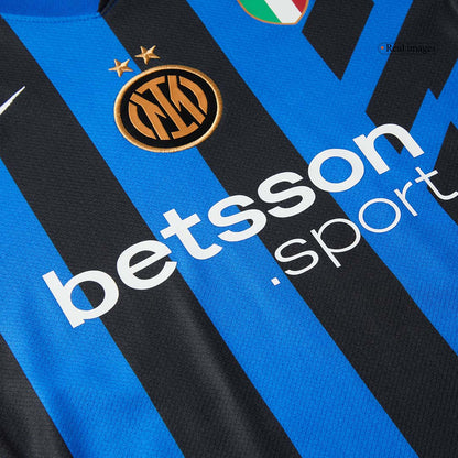 Inter Milan Maillot Domicile 2024/25 Noir et Bleu