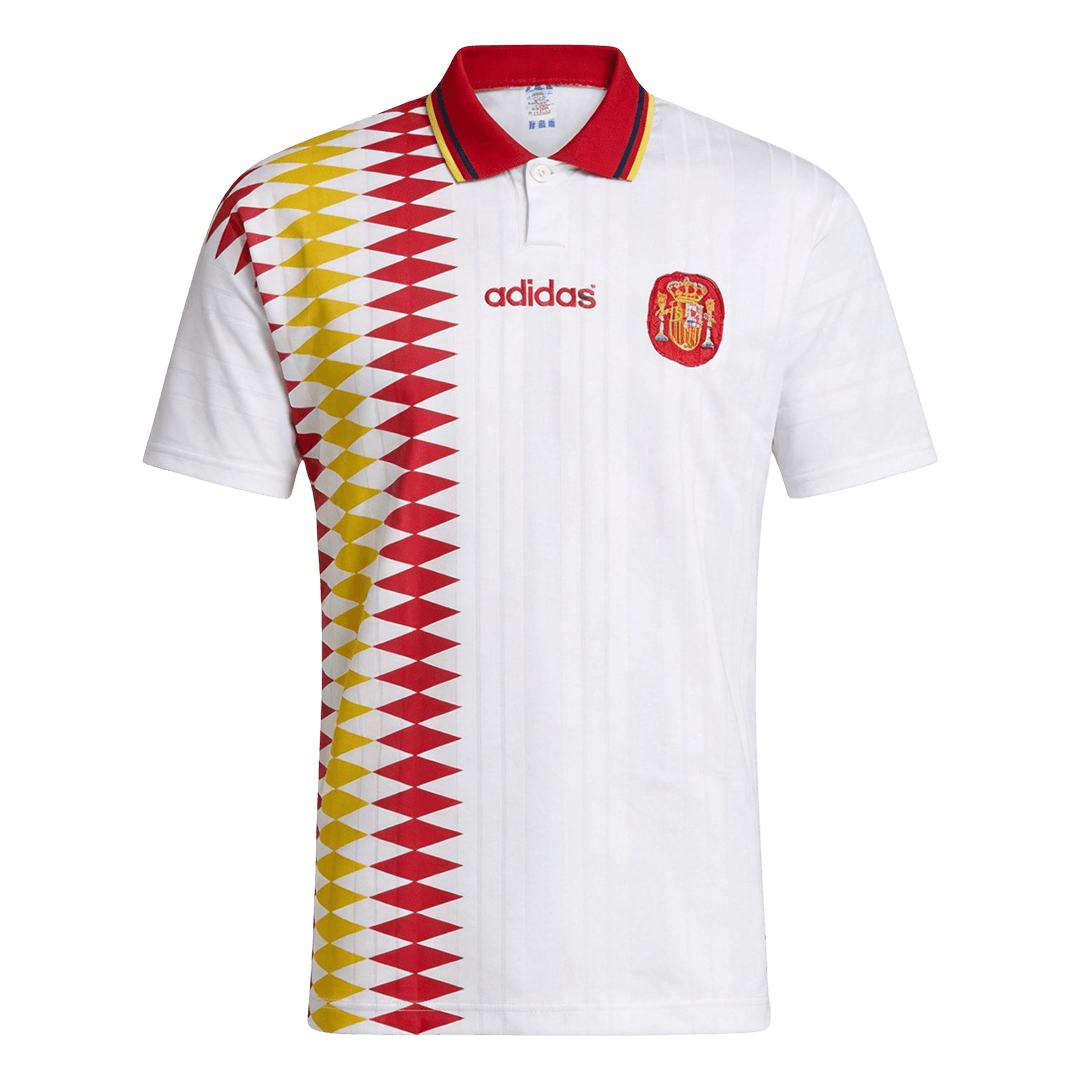 Maillot Rétro Espagne Extérieur 1994 Blanc