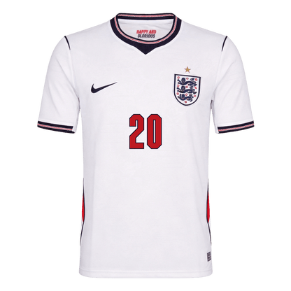PALMER #20 England Home Jersey - 2026 World Cup White