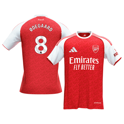 ØDEGAARD #8 Arsenal Domicile Maillot 2025/26 Rouge - Superbe