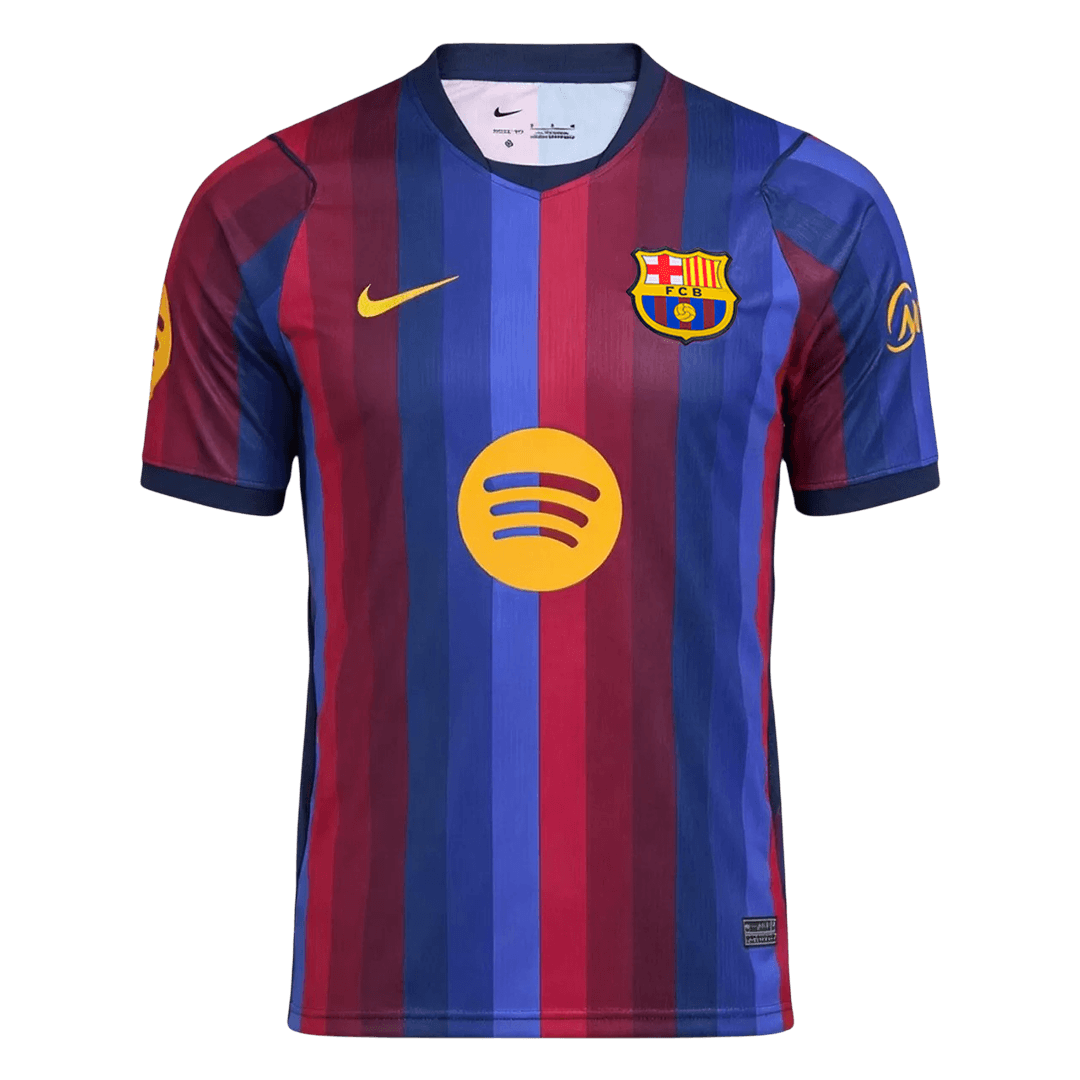 LAMINE YAMAL #10 Barcelona Domicile Maillot 2026/27 Rouge&Bleu Joueur - UCL