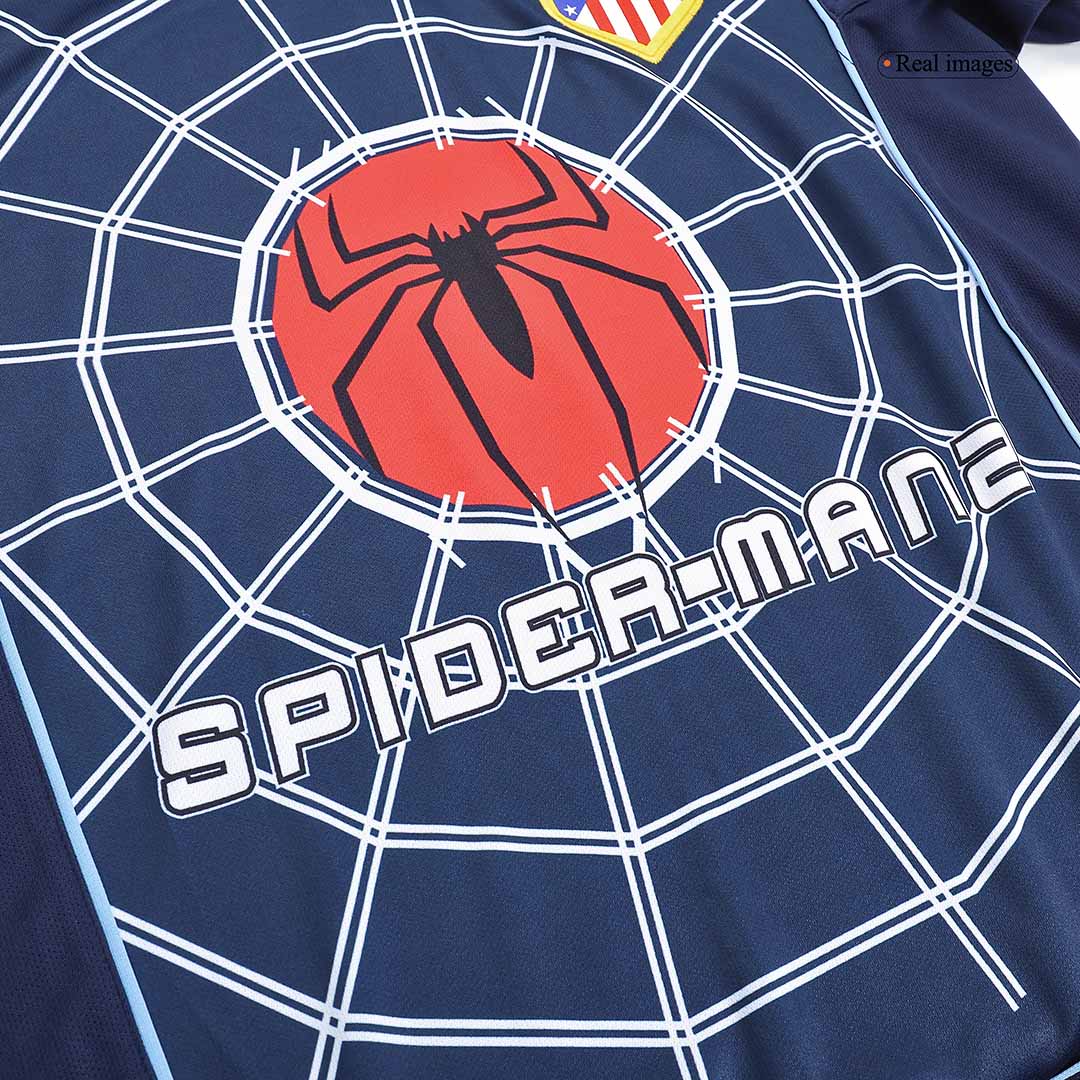 Retro Atletico Madrid Extérieur Maillot 2004/05 Bleu marine