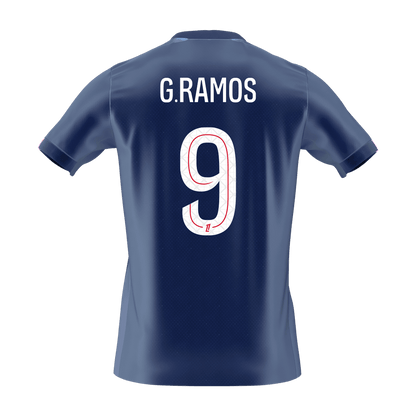 G.RAMOS #9 PSG Domicile Maillot 2025/26 Bleu marine - Super