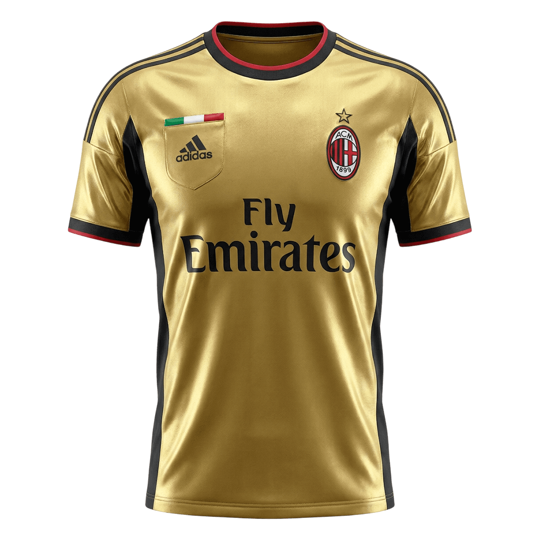 Retro AC Milan Third Maillot 2013/14 Jaune