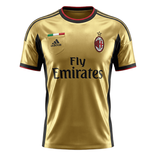 Maillot rétro AC Milan Troisième 2013/14 Jaune