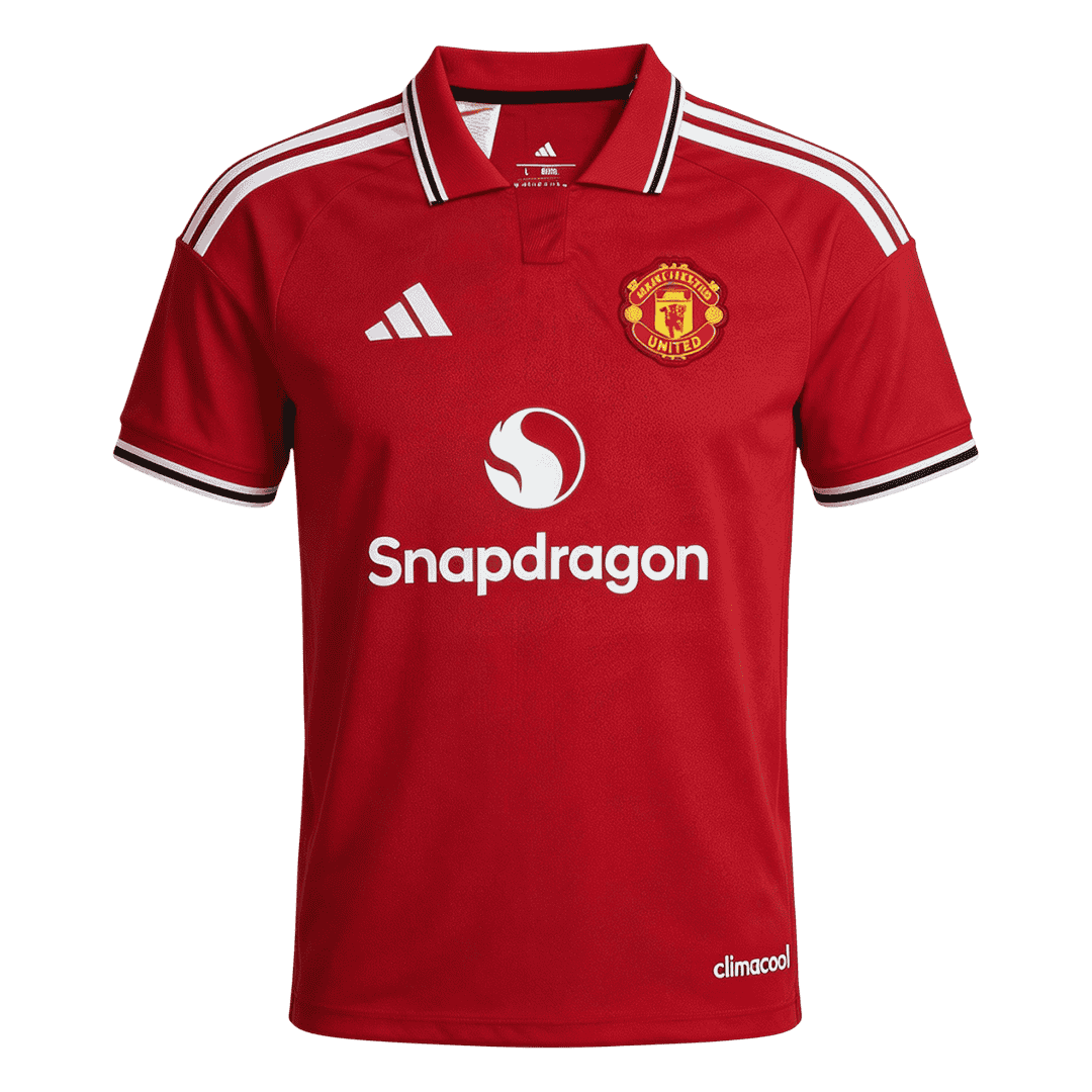 CUNHA #10 Manchester United Domicile Maillot 2026/27 Rouge - UCL
